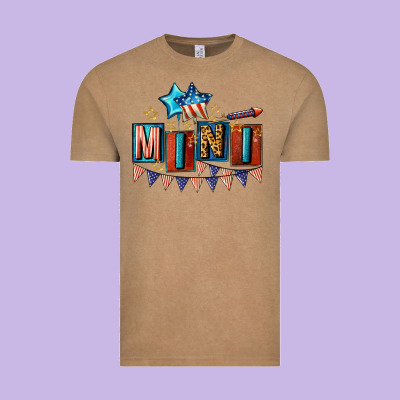 American Mini 4th Of July Vintage Tee Designed By Cowgirlartshop