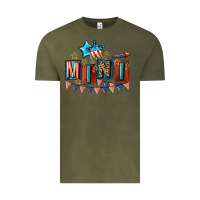 Vintage Olive American Mini 4th of july Vintage Tee - CowGirlArtShop