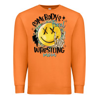 Carrot somebody's feral wrestling mom Premium Sweatshirt - MaliasSmallBusiness