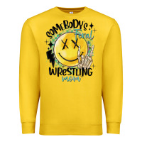 Lemon somebody's feral wrestling mom Premium Sweatshirt - MaliasSmallBusiness