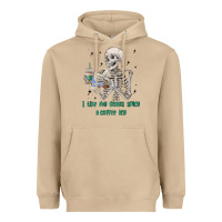 Mushroom i like my books spicy and coffee icy Heavyweight Hoodie - MaliasSmallBusiness
