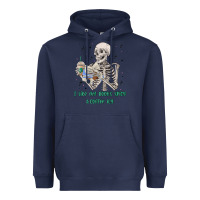 Navy i like my books spicy and coffee icy Heavyweight Hoodie - MaliasSmallBusiness