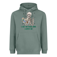 Sage i like my books spicy and coffee icy Heavyweight Hoodie - MaliasSmallBusiness