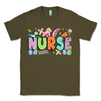 Army Green easter nurse Classic Tee - Artiststas