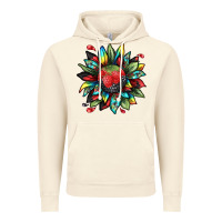 Vintage Artic berry sunflower Vintage Hoodie - texasbilliewilder