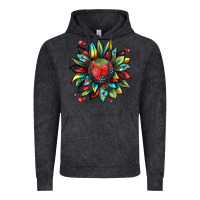 Vintage Black berry sunflower Vintage Hoodie - texasbilliewilder