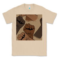 Mushroom melanin raised fist seamless pattern Classic Tee - BundleAndBundleShop