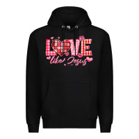 Black love like jesus la Premium Hoodie - LillyAllenDesigns