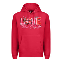 Cardinal love like jesus la Premium Hoodie - LillyAllenDesigns