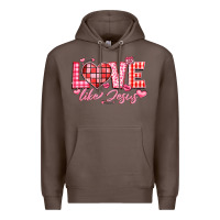Coffee love like jesus la Premium Hoodie - LillyAllenDesigns