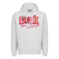 Dove Grey love like jesus la Premium Hoodie - LillyAllenDesigns