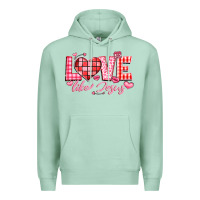 Seafoam love like jesus la Premium Hoodie - LillyAllenDesigns
