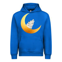 Cobalt Howling Wolf Urban Hoodie - Bettercallsaul
