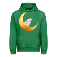 Emerald Howling Wolf Urban Hoodie - Bettercallsaul