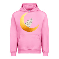 Fuchsia Pink Howling Wolf Urban Hoodie - Bettercallsaul