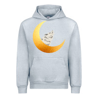 Heather Grey Howling Wolf Urban Hoodie - Bettercallsaul