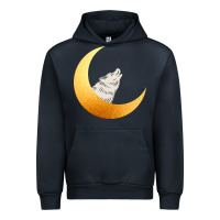 Navy Howling Wolf Urban Hoodie - Bettercallsaul