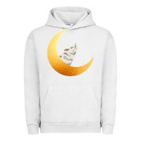 Pigment Lunar Rock Howling Wolf Urban Hoodie - Bettercallsaul