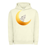 Pigment Pistachio Howling Wolf Urban Hoodie - Bettercallsaul