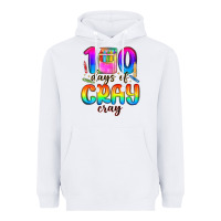 White 100 days of cray cray Heavyweight Hoodie - MaliasSmallBusiness