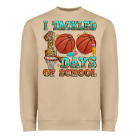 Mushroom i tackled 100 days of school basketball Heavyweight Sweatshirt - Zillion Design Studio