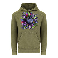 Vintage Olive blueberry sunflower Vintage Hoodie - texasbilliewilder