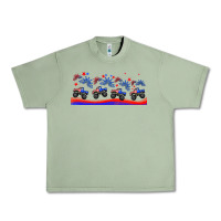 Oil Green american truck libbey glass Urban Heavy Tee - HRA Design Shop