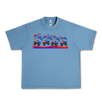 Pebble Blue american truck libbey glass Urban Heavy Tee - HRA Design Shop