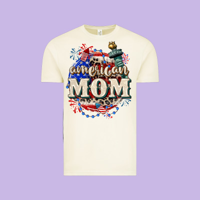 American Mom 4th Of July Vintage Tee Designed By Cowgirlartshop
