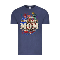 Vintage Denim American Mom 4th of July Vintage Tee - CowGirlArtShop