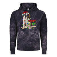 Cloud Black merry and bright saint bernard Vintage Hoodie - RanaPortraitStore