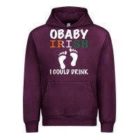 Mauve Wine O' Baby Irish I Could Drink Urban Hoodie - Bettercallsaul