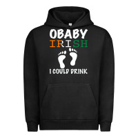 Pigment Black O' Baby Irish I Could Drink Urban Hoodie - Bettercallsaul