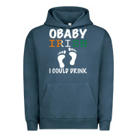 Pigment Midnight Navy O' Baby Irish I Could Drink Urban Hoodie - Bettercallsaul