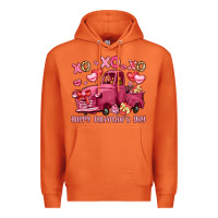 Carrot xo xo xo happy valentine's day truck Premium Hoodie - LillyAllenDesigns