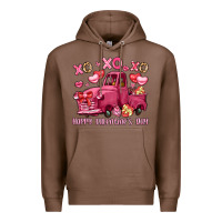 Chestnut xo xo xo happy valentine's day truck Premium Hoodie - LillyAllenDesigns