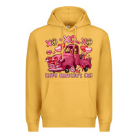Mustard xo xo xo happy valentine's day truck Premium Hoodie - LillyAllenDesigns