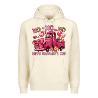 Sandshell xo xo xo happy valentine's day truck Premium Hoodie - LillyAllenDesigns
