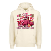 Tofu xo xo xo happy valentine's day truck Premium Hoodie - LillyAllenDesigns