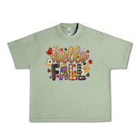 Oil Green hello fall Urban Heavy Tee - CowhideDigitalArt