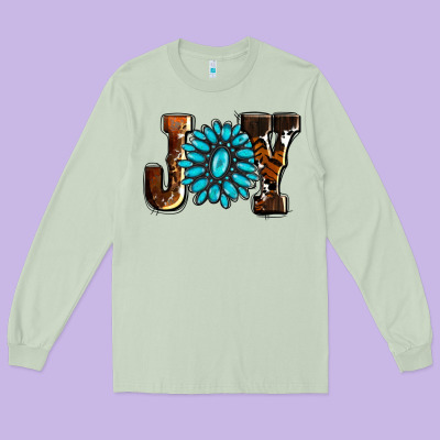 Joy With Gemstone Ado Long Sleeve Tee Designed By Adodesignshop