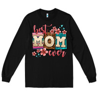 Black best mom ever Long Sleeve Tee - AdoDesignShop