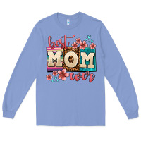 Colony Blue best mom ever Long Sleeve Tee - AdoDesignShop