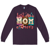 Plum best mom ever Long Sleeve Tee - AdoDesignShop