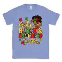 Colony Blue pretty black and educated teacher Classic Tee - Artiststas