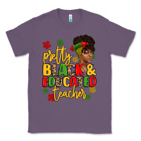 Lavender pretty black and educated teacher Classic Tee - Artiststas