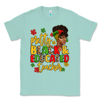 Seafoam pretty black and educated teacher Classic Tee - Artiststas