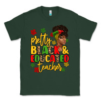 Sports Green pretty black and educated teacher Classic Tee - Artiststas
