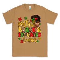 Toasted Coconut pretty black and educated teacher Classic Tee - Artiststas