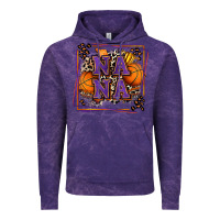 Cloud Purple basketball nana with leopard Vintage Hoodie - Zillion Design Studio